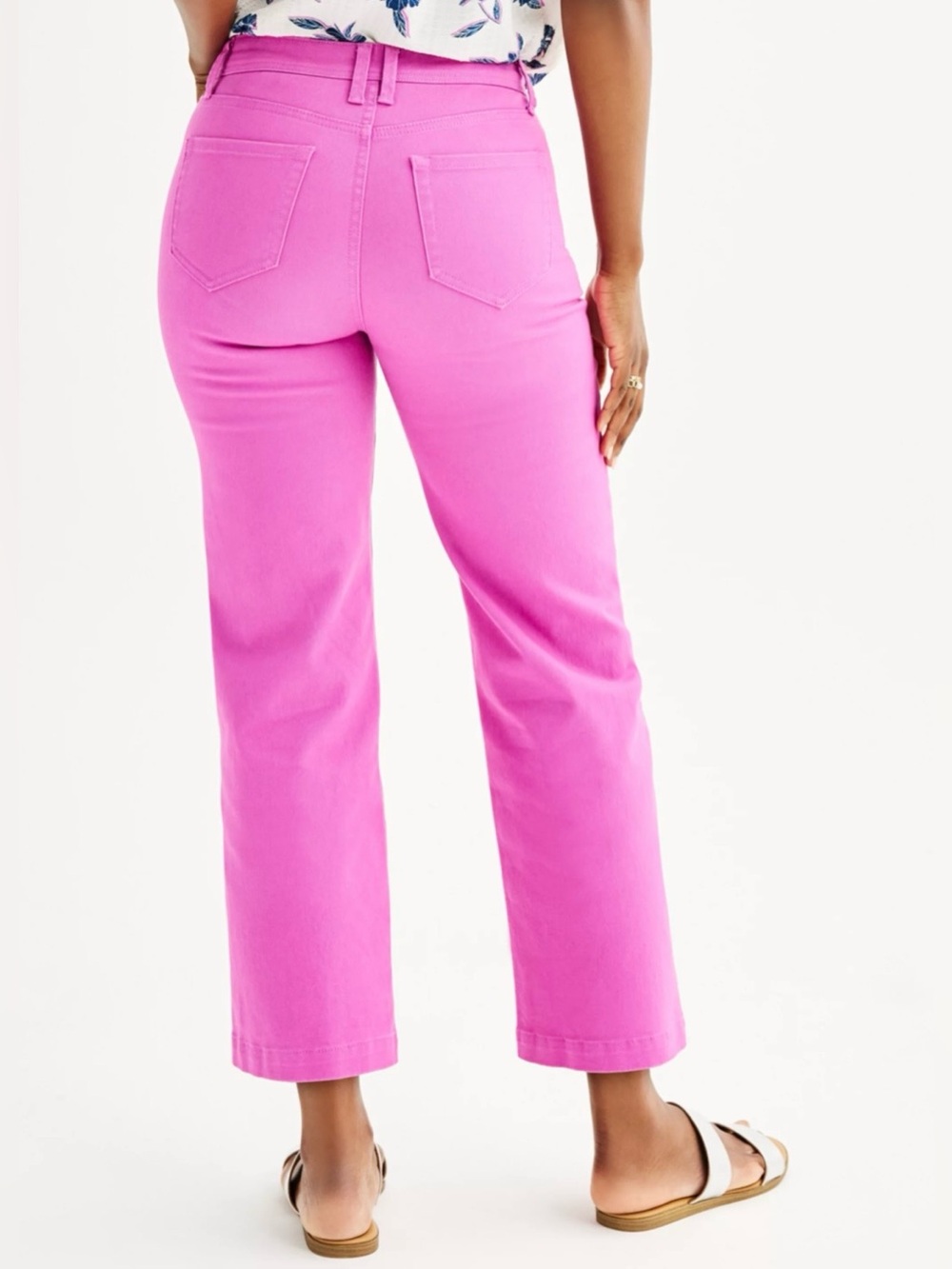 Draper James Slash Pocket Wide Leg Pants size 6 - Picture 2 of 14